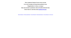 Desktop Screenshot of forums.uslandlord.com